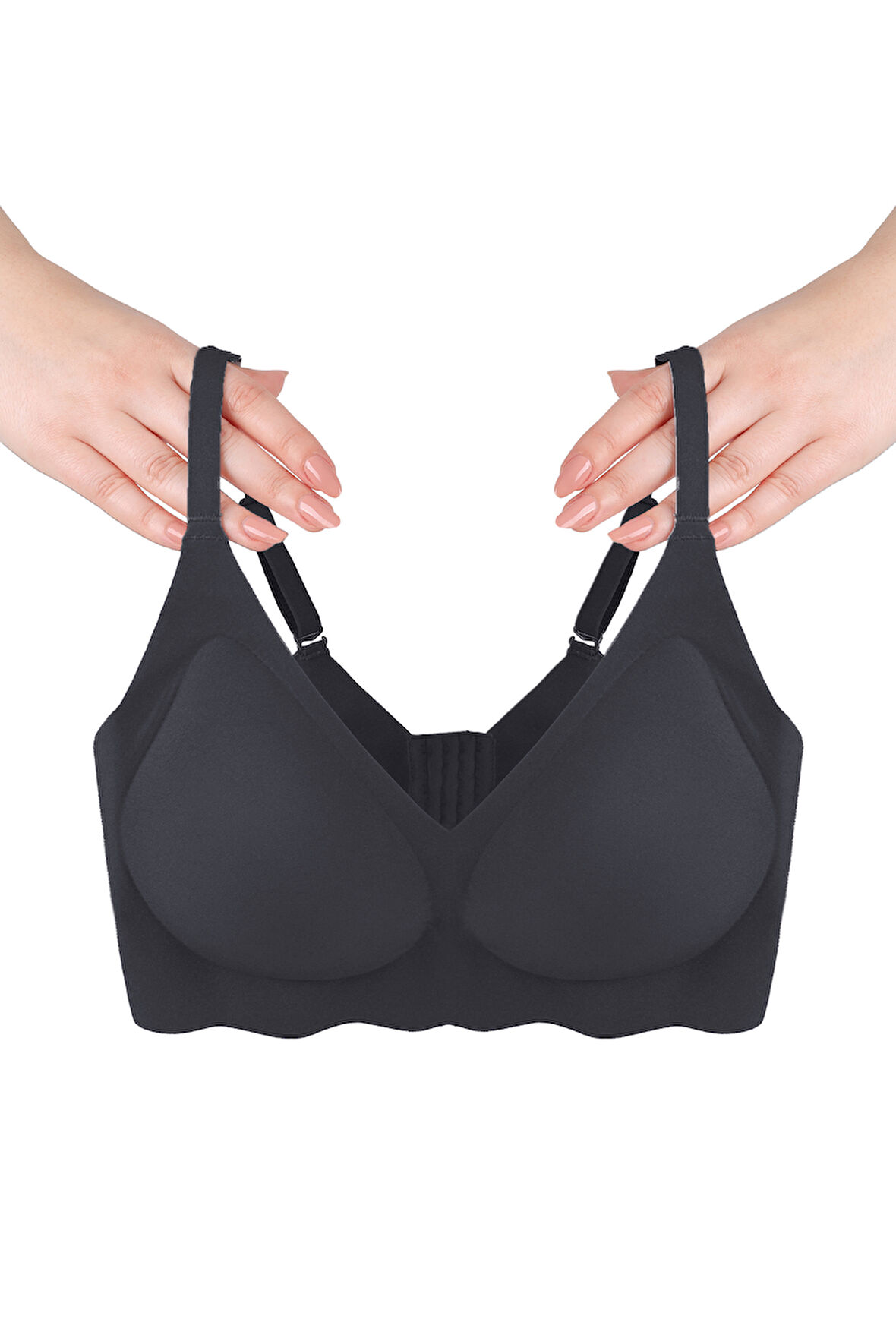 Balensiz Lazer Dikişsiz Görünmez Çıkarılabilir Pedli Sütyen