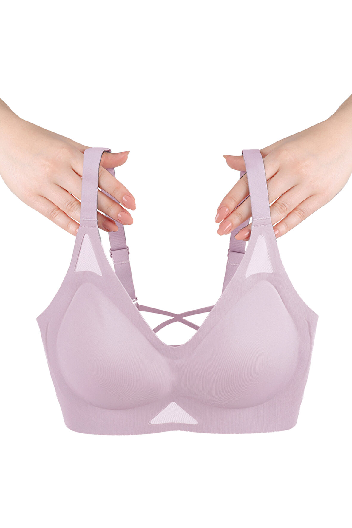 Balensiz Push Up Dikişsiz Çıkarılabilir Pedli Nefes Alan Sporcu Sütyen