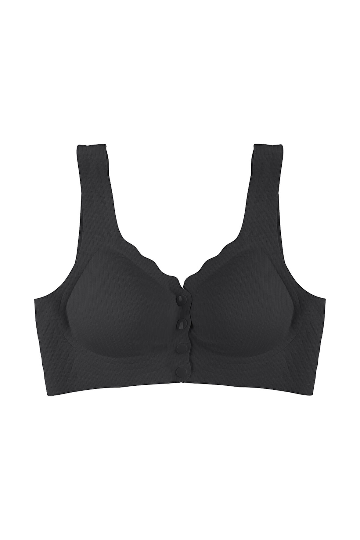 Balensiz Lazer Dikişsiz Kaplı Önden Kopçalı Sütyen Büstiyer