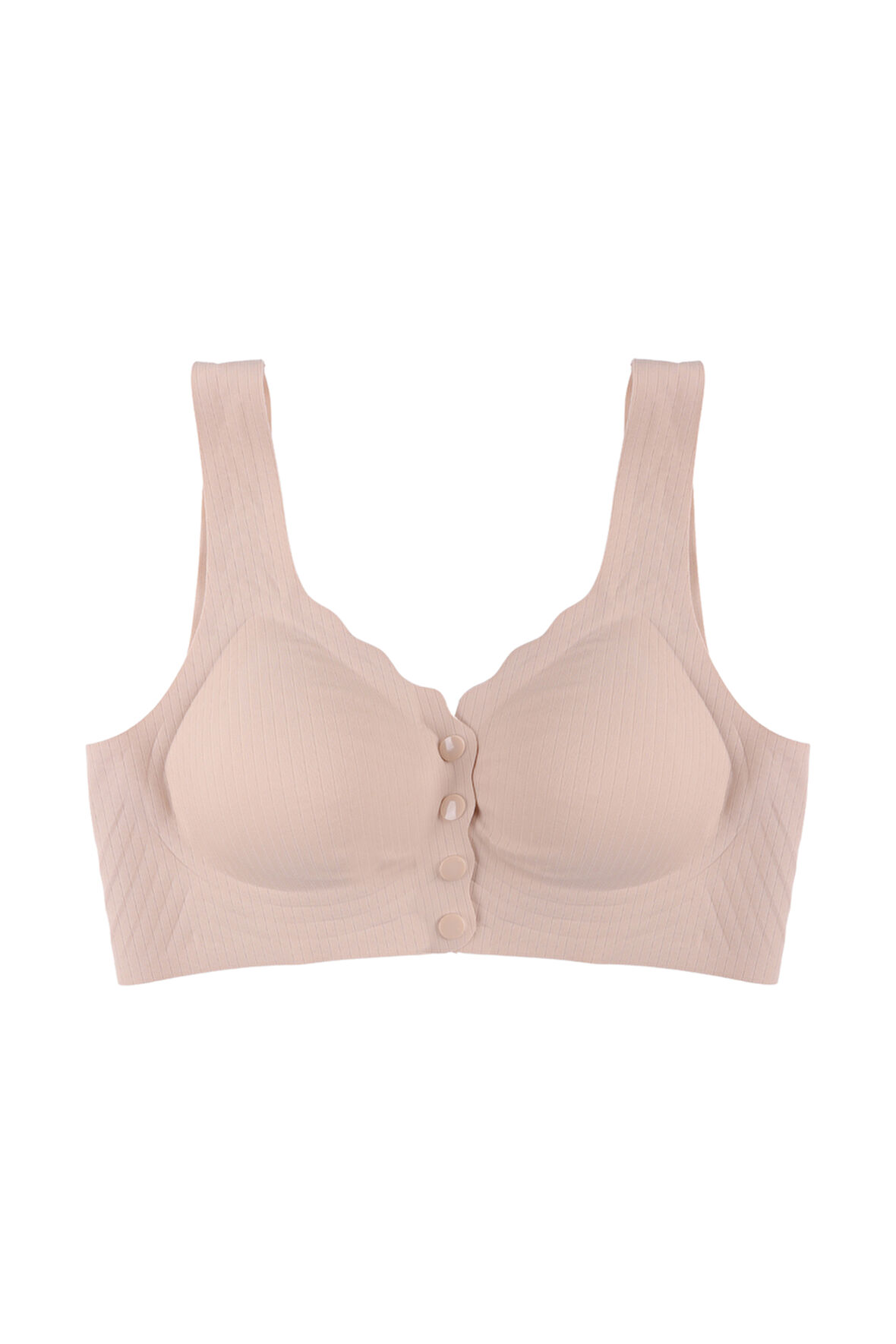 Balensiz Lazer Dikişsiz Kaplı Önden Kopçalı Sütyen Büstiyer