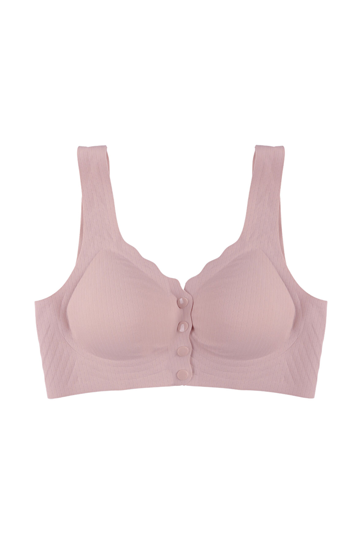 Balensiz Lazer Dikişsiz Kaplı Önden Kopçalı Sütyen Büstiyer