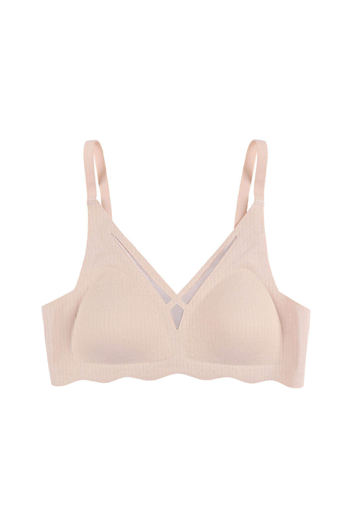 Balensiz Lazer Dikişsiz  Dilim Detaylı Dekolteli Sütyen