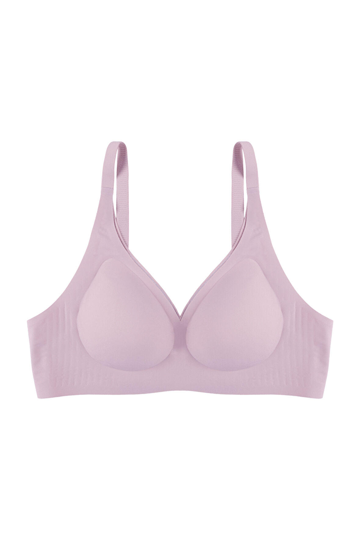 Balensiz Lazer Dikişsiz Kaplı Dekolteli Büstiyer Sütyen