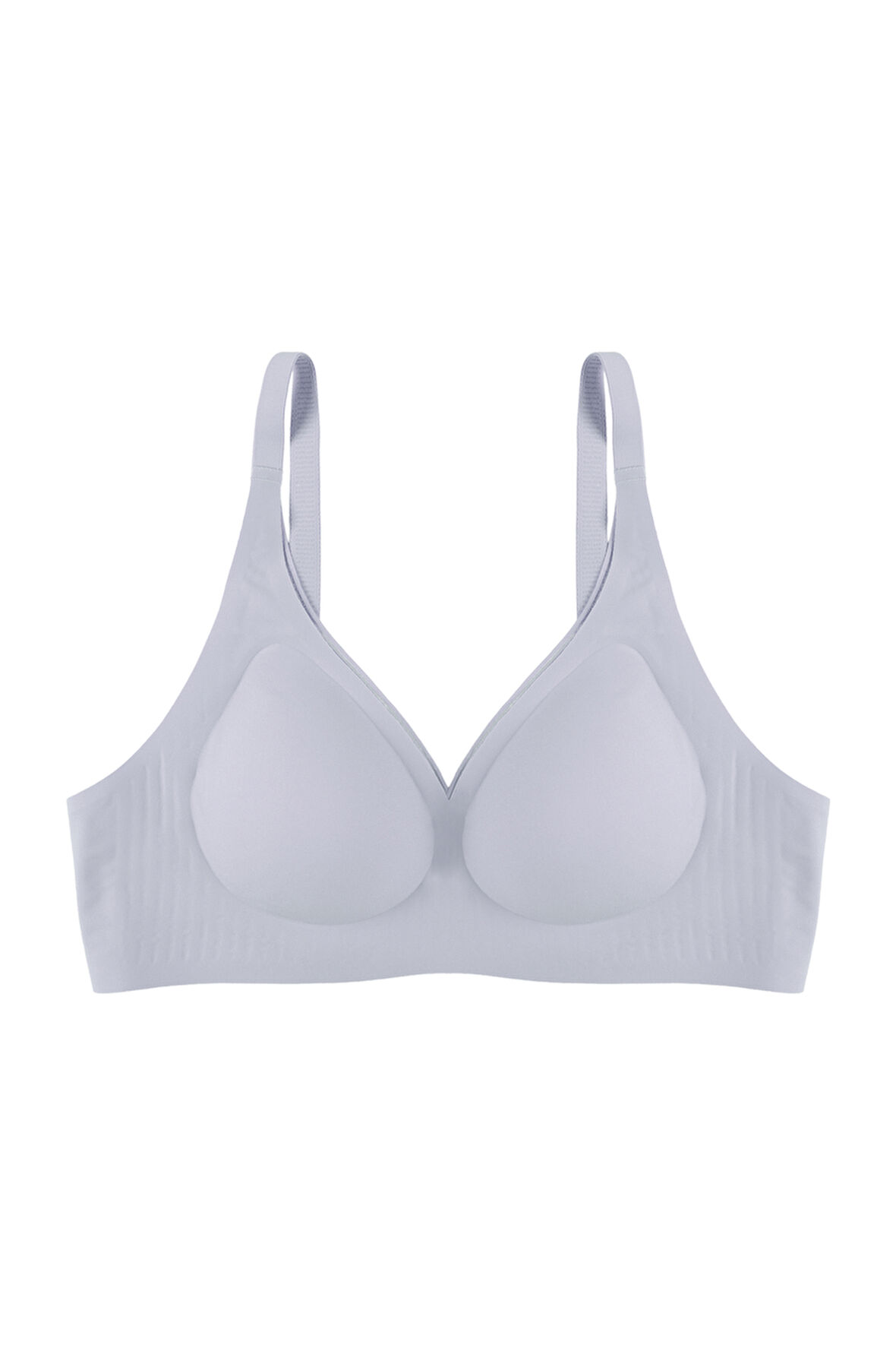 Balensiz Lazer Dikişsiz Kaplı Dekolteli Büstiyer Sütyen