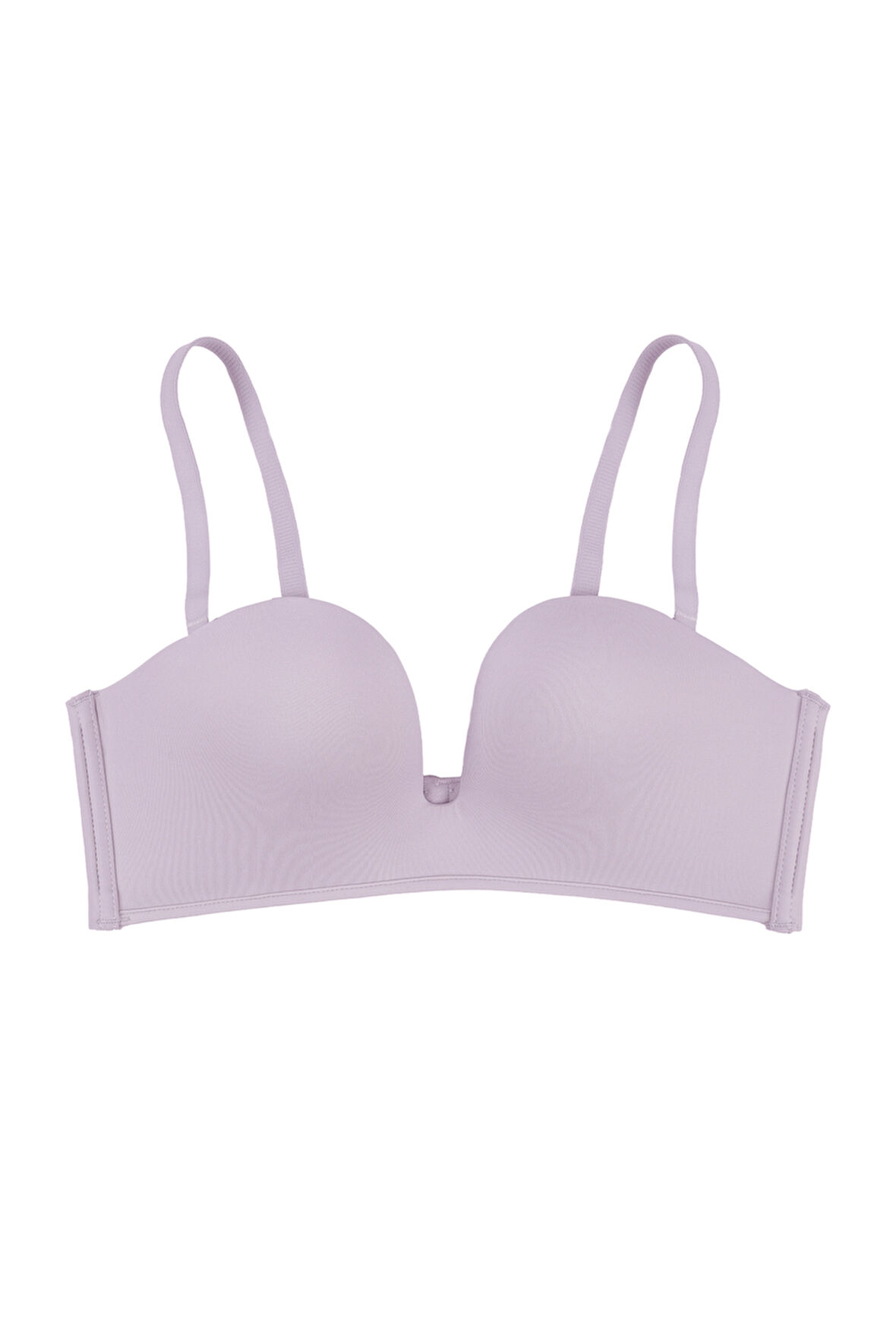 Derin Dekolte Destekli Dikişsiz Sütyen