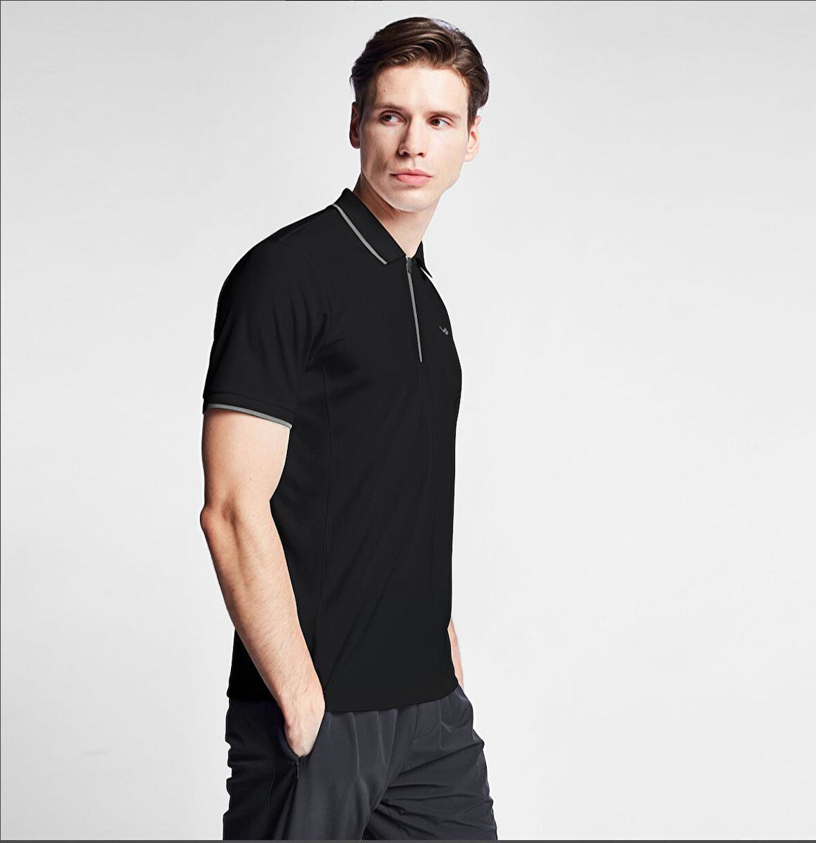 LESCON 25B-1046 KISA KOL POLO YAKA ERKEK TSHIRT