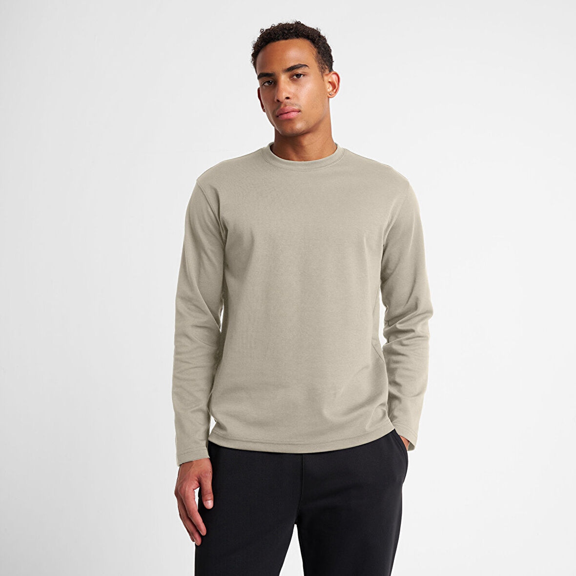 Lescon 25NTEB001261-420 Erkek Uzun Kol Tişört