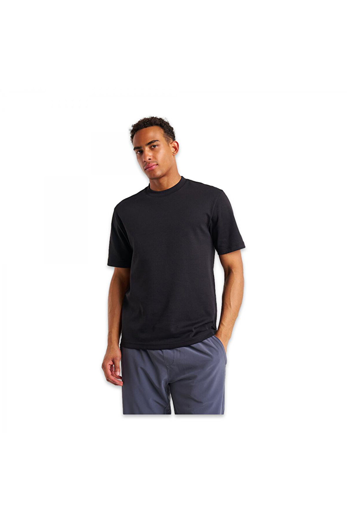 Lescon 25S-1260-25N Kısa Kol T Siyah Erkek T-Shirt