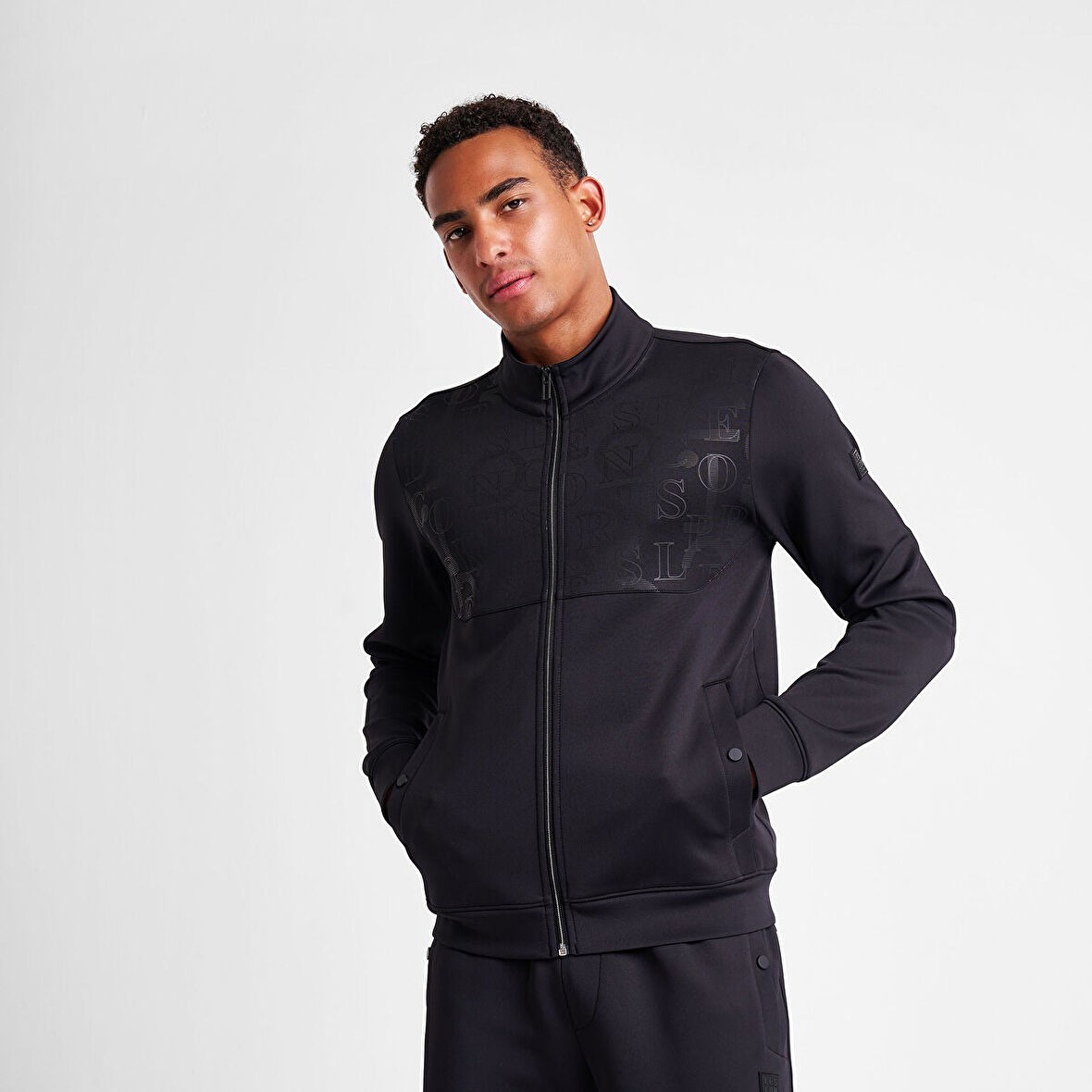 Lescon Lescon 25n-1135 Fermuarlı Üst Erkek Sıyah 25ntes001135-633