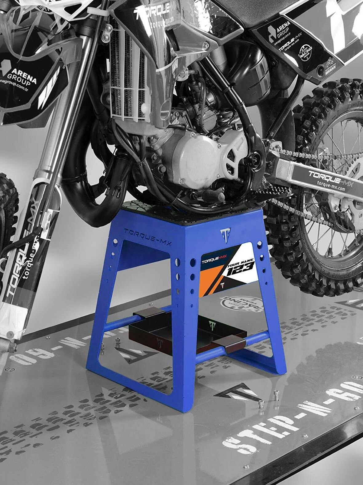 Torque-MX Sabit Motosiklet Sehpası SS1 Lacivert