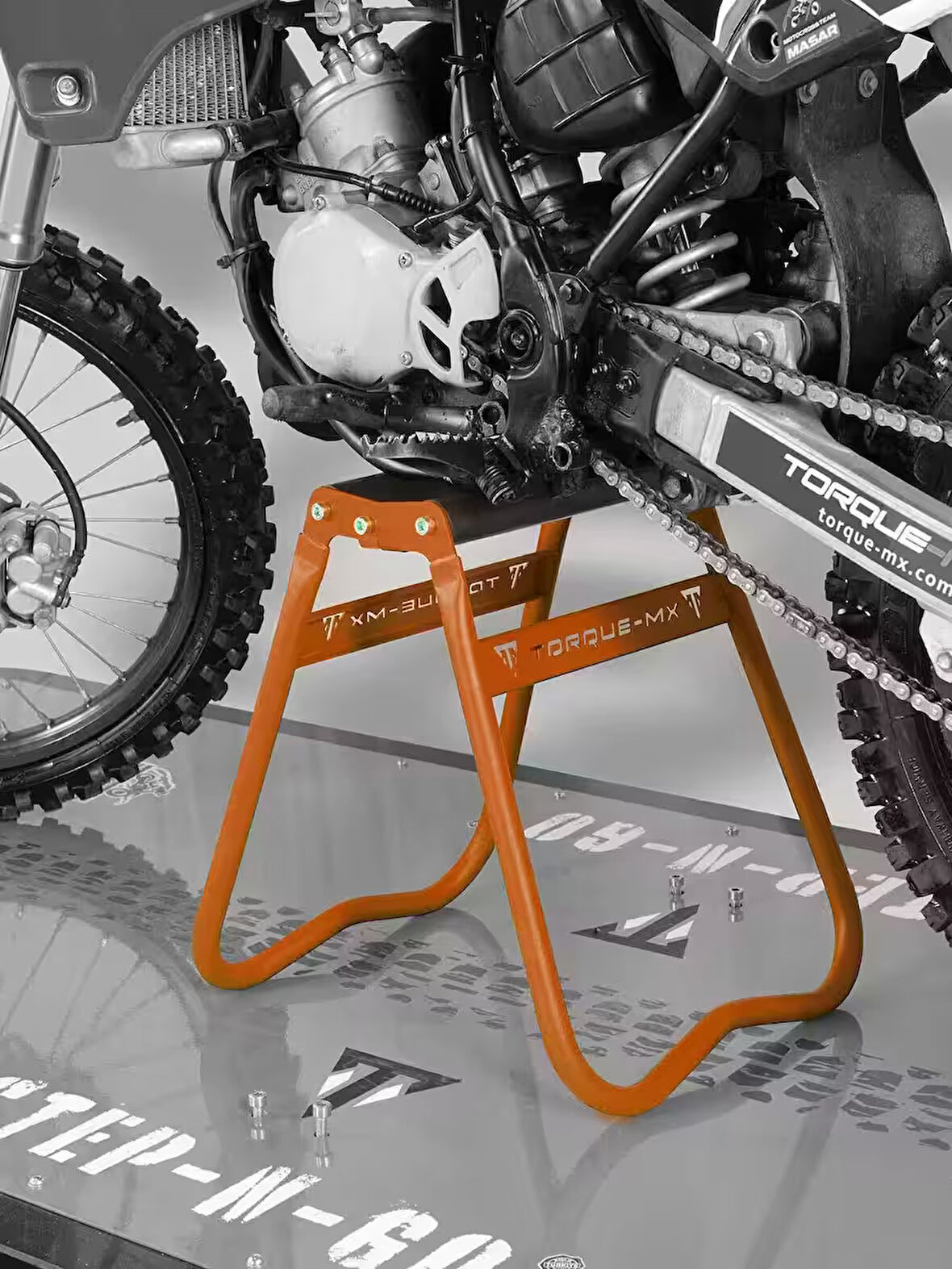 Torque-MX Katlanabilir Motosiklet Sehpası SS3 Turuncu