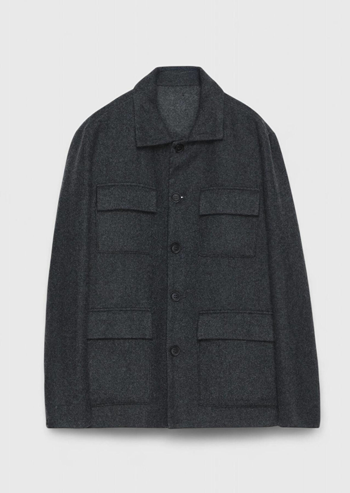 Antrasit Regular Fit Spor Ceket