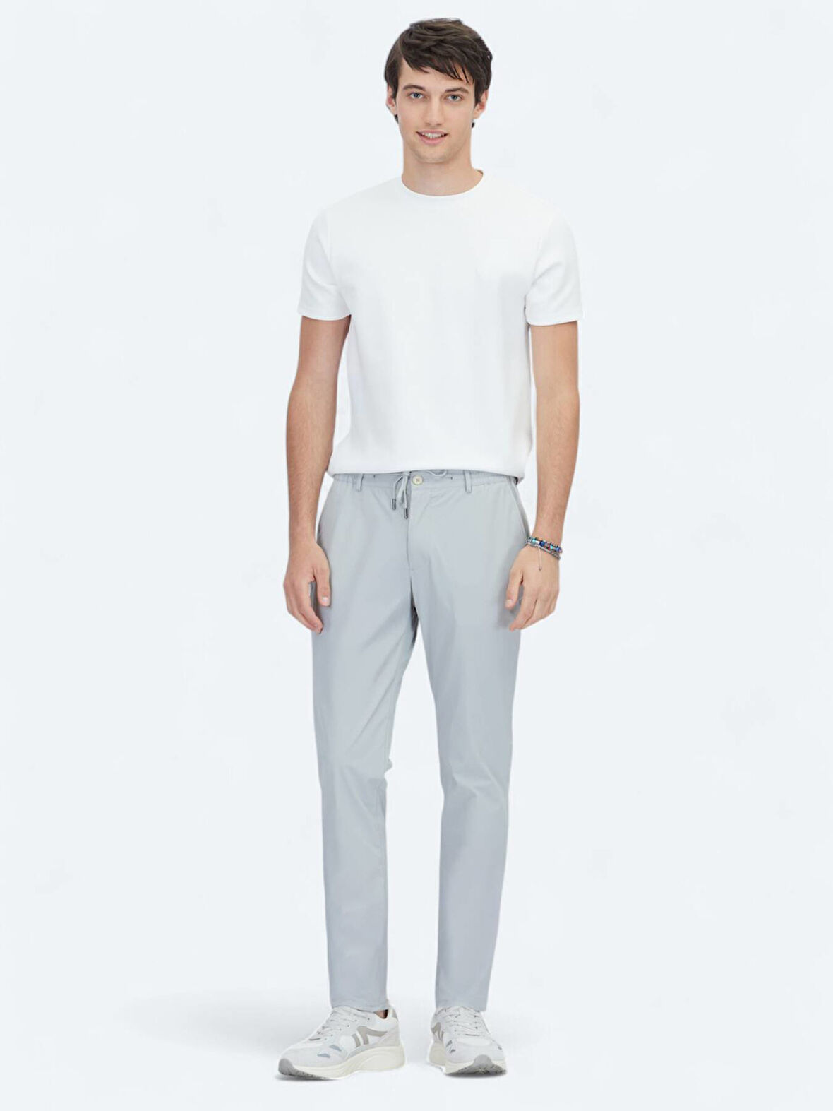 Taş Düz Dokuma Jogging Fit Casual Pantolon