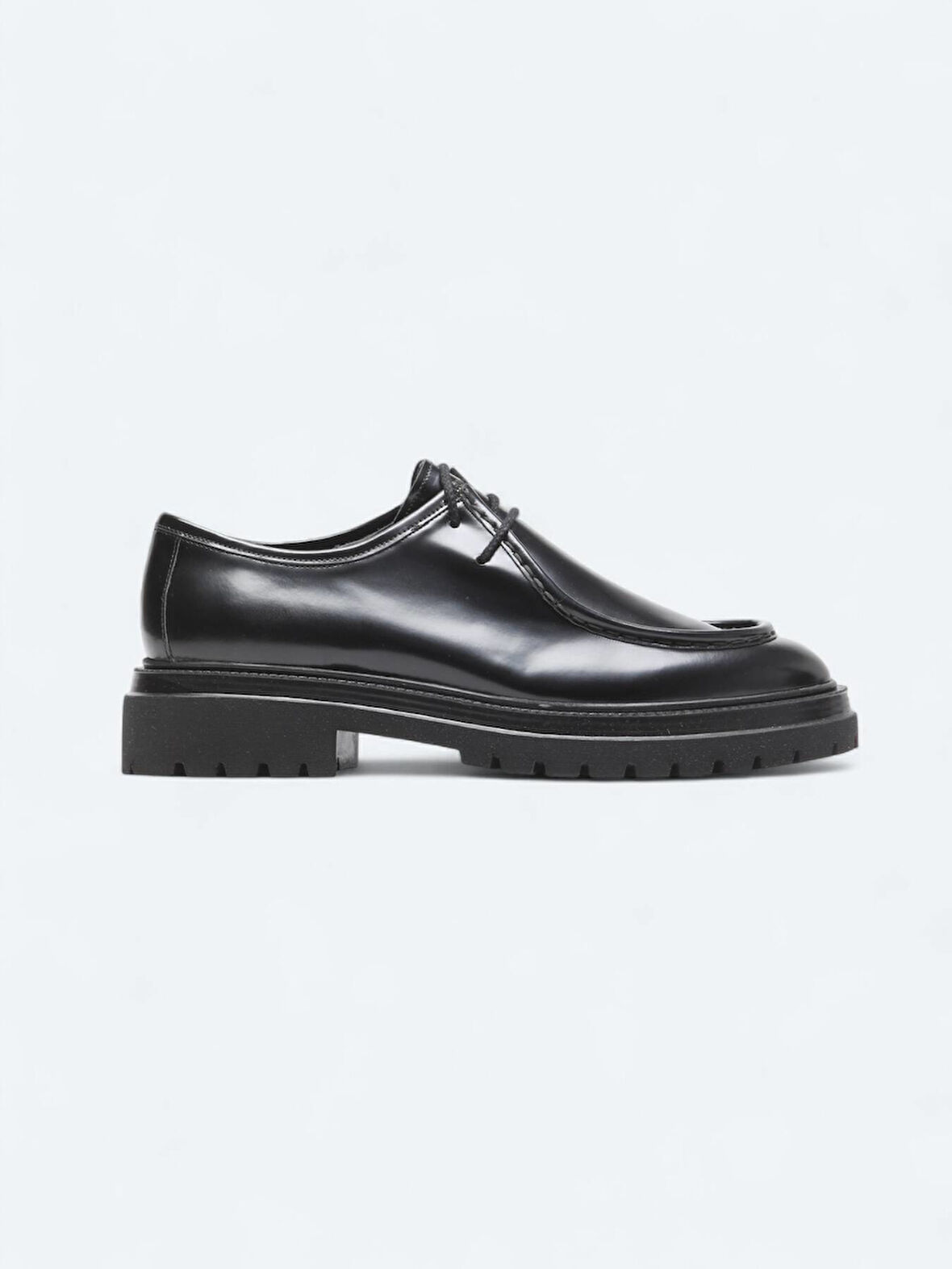 Siyah Rugan Smart Casual Ayakkabı