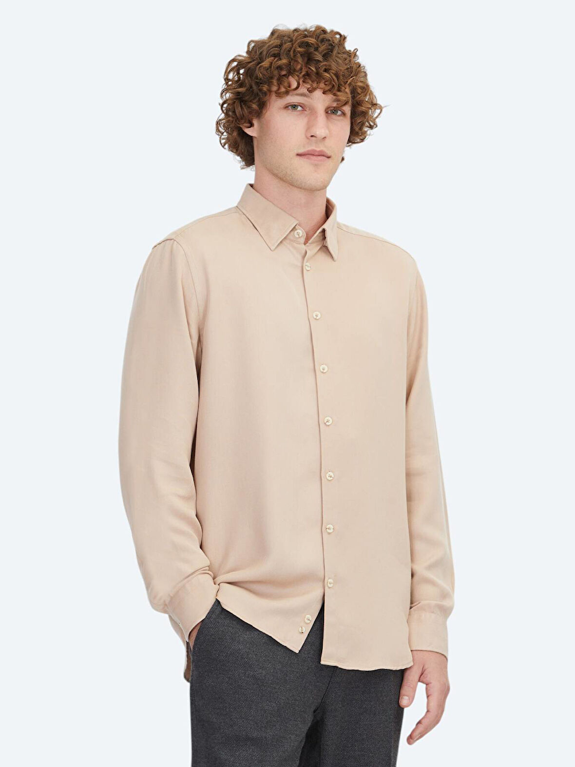 Somon Regular Fit Dokuma Casual Gömlek