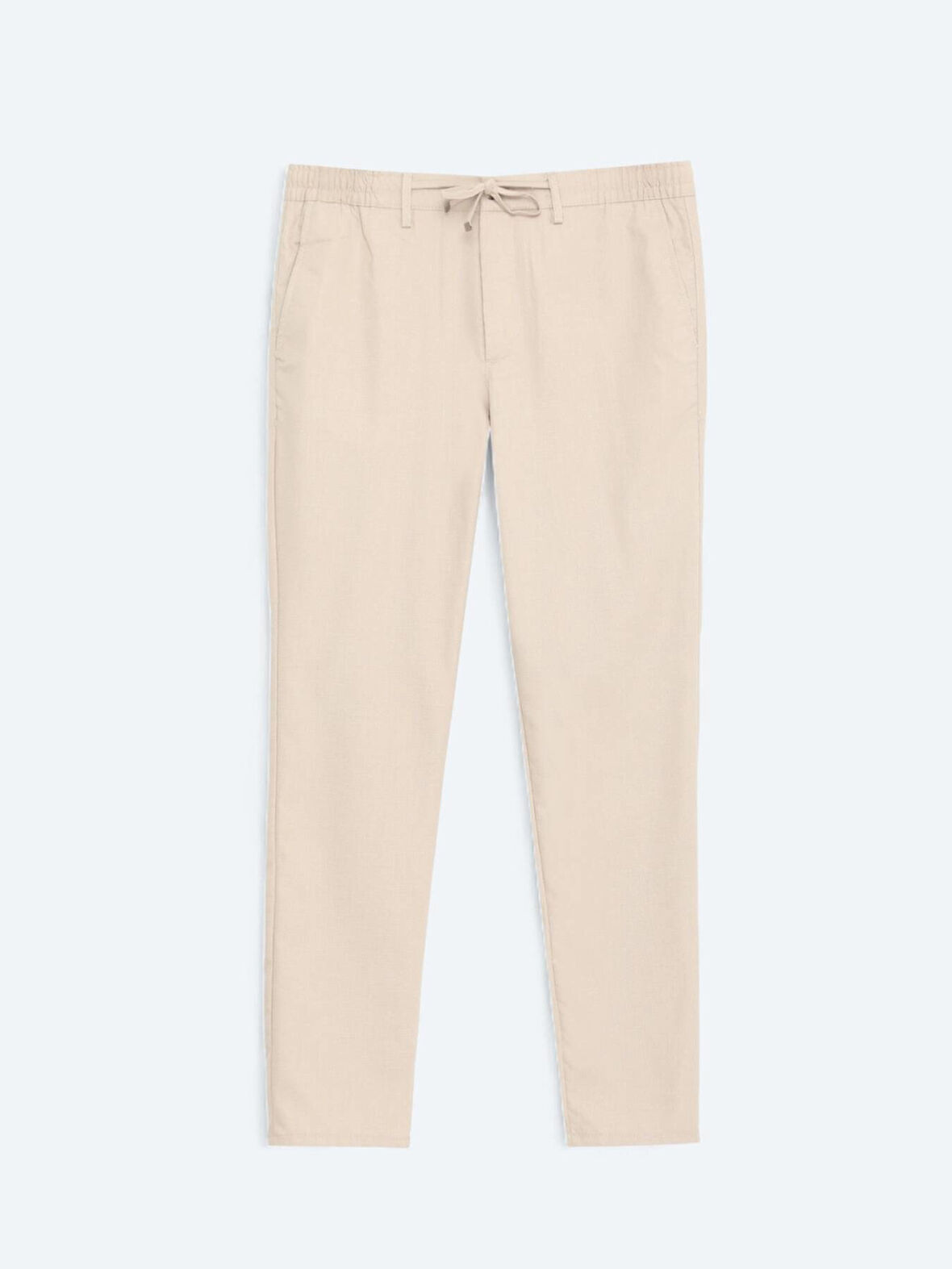 Vizon Düz Dokuma Jogging Fit Casual Pantolon