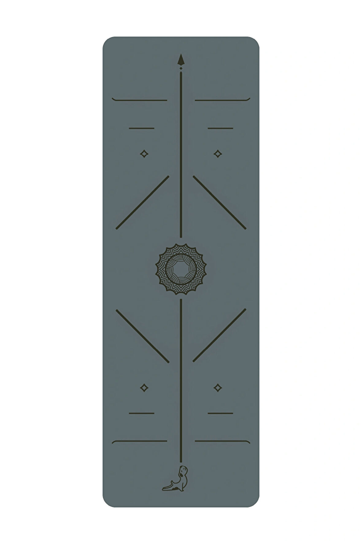 XL Serisi (210x70cm) 4.1 mm Doğal Kauçuk Kaydırmaz Yoga Matı