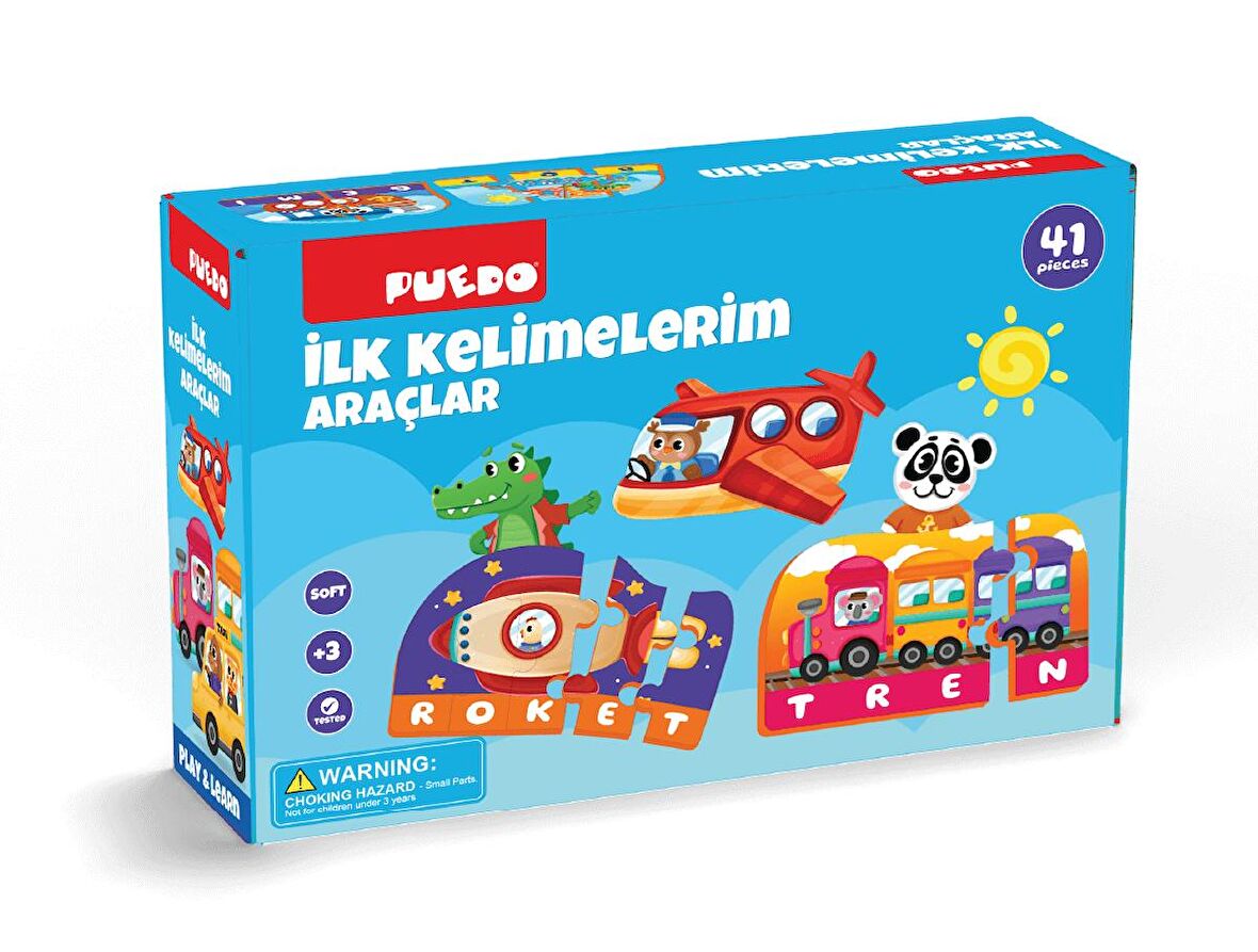 Puedo İlk Kelimelerim Puzzle - Araçlar