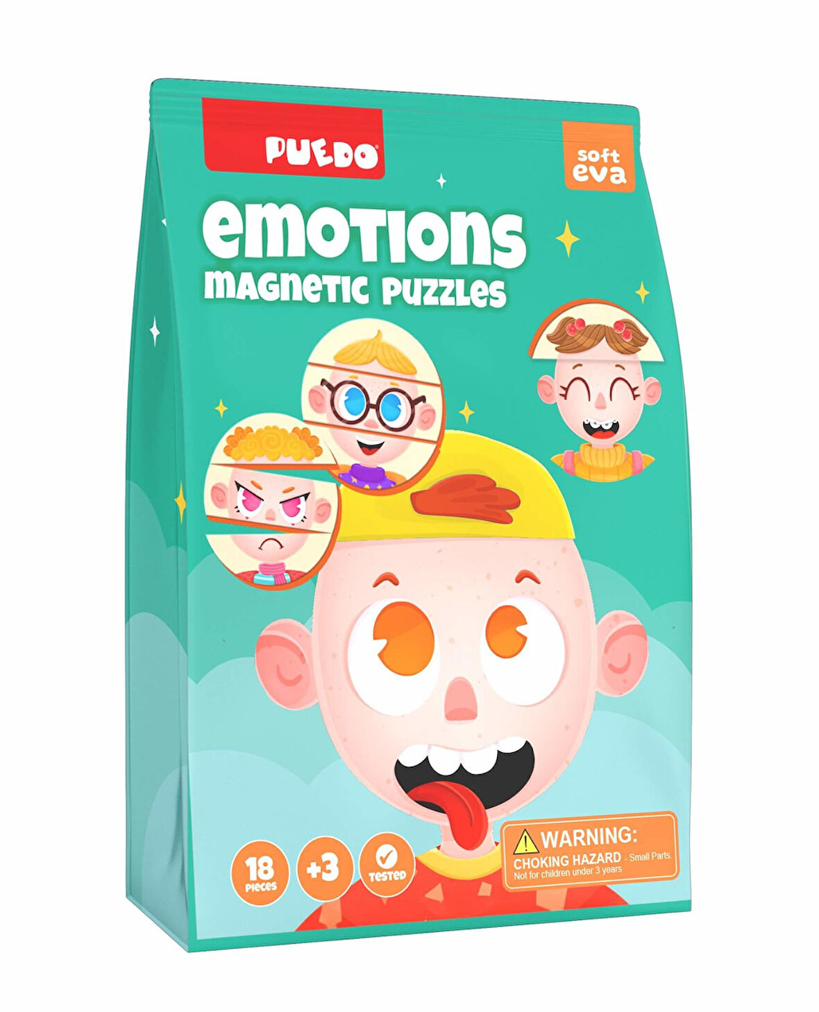 Puedo Manyetik Puzzle - Emotions (Duygular)