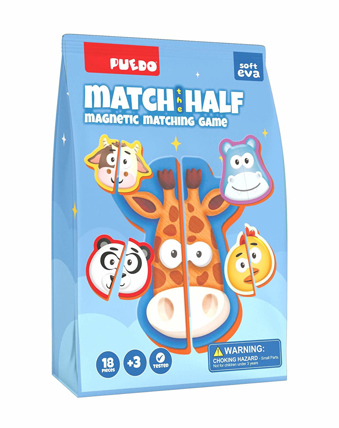 Puedo Manyetik Eşleştirme Oyunu - Match The Half