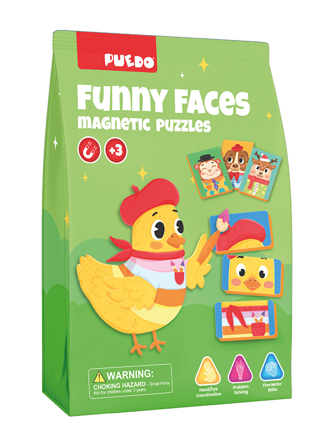 Puedo Manyetik Puzzle - Funny Faces (Sevimli Suratlar)