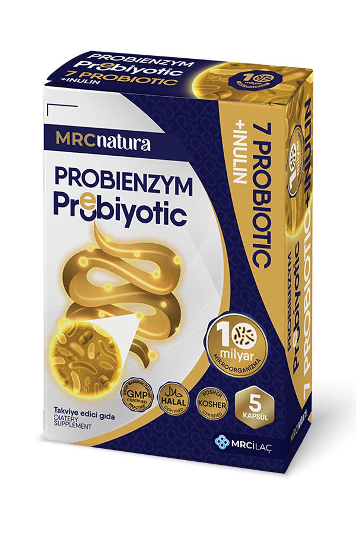 Mrc Natura Probıenzym Probiyotik (10 MİLYAR) Inulın (PREBİYOTİK) 5 Kapsül