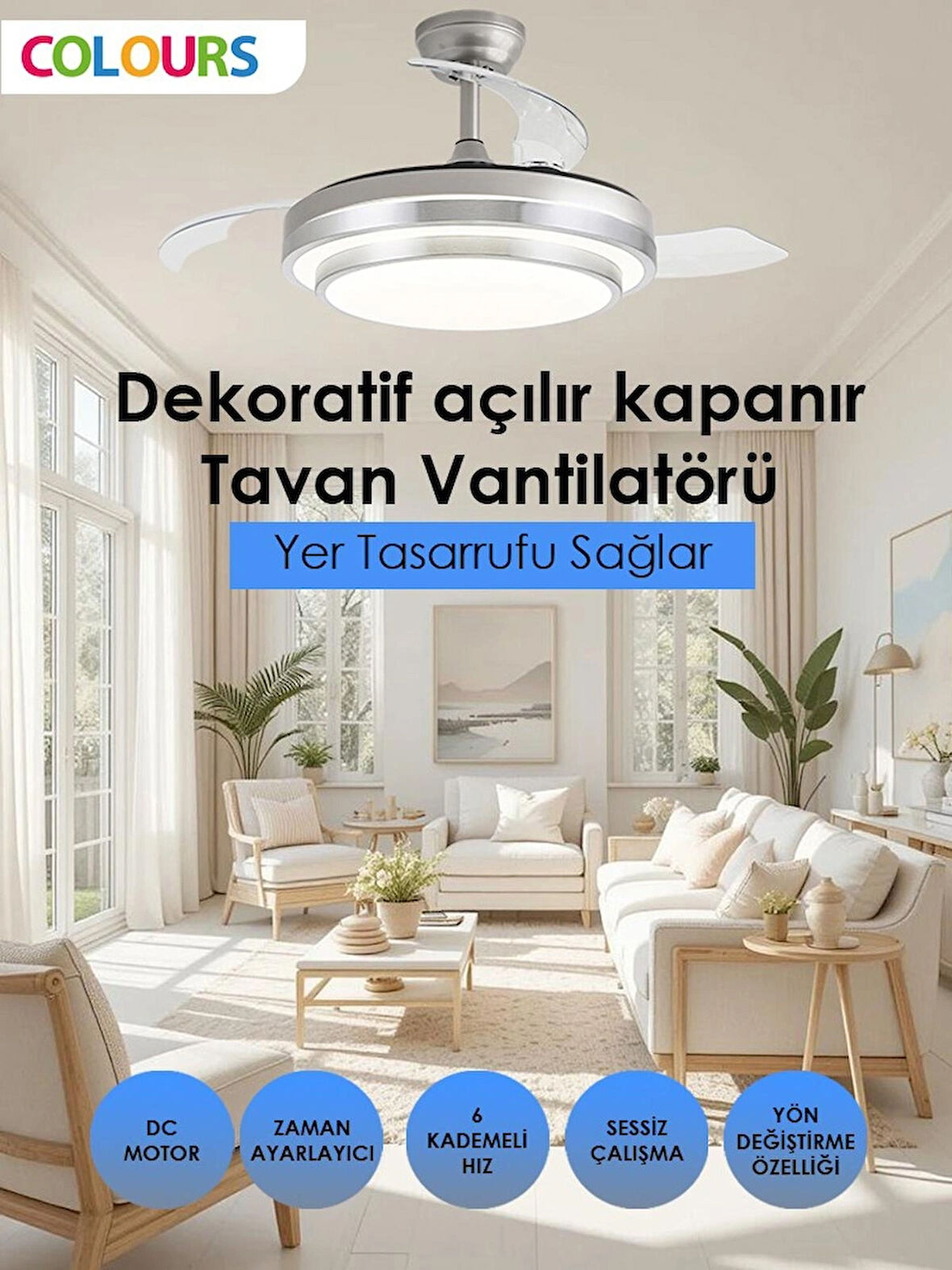 STARS SİRİUS TAVAN VANTİLATÖRÜ