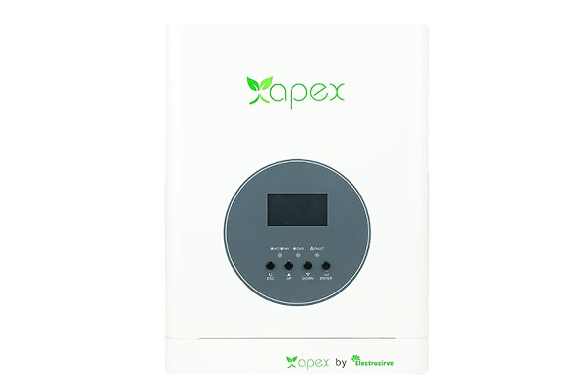 APX1KP 1000W Akıllı İnverter - 50A PWM - 50V DC Panel	