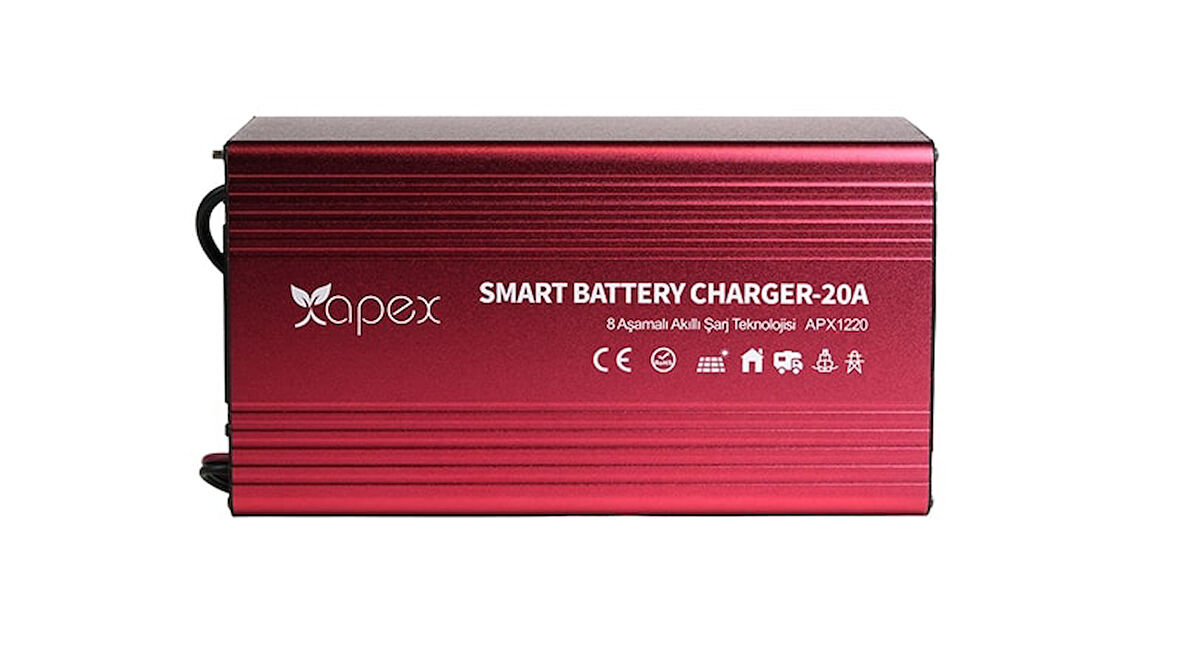 APX1220 Apex 12V 20A Smart Akü Şarj Cihazı 