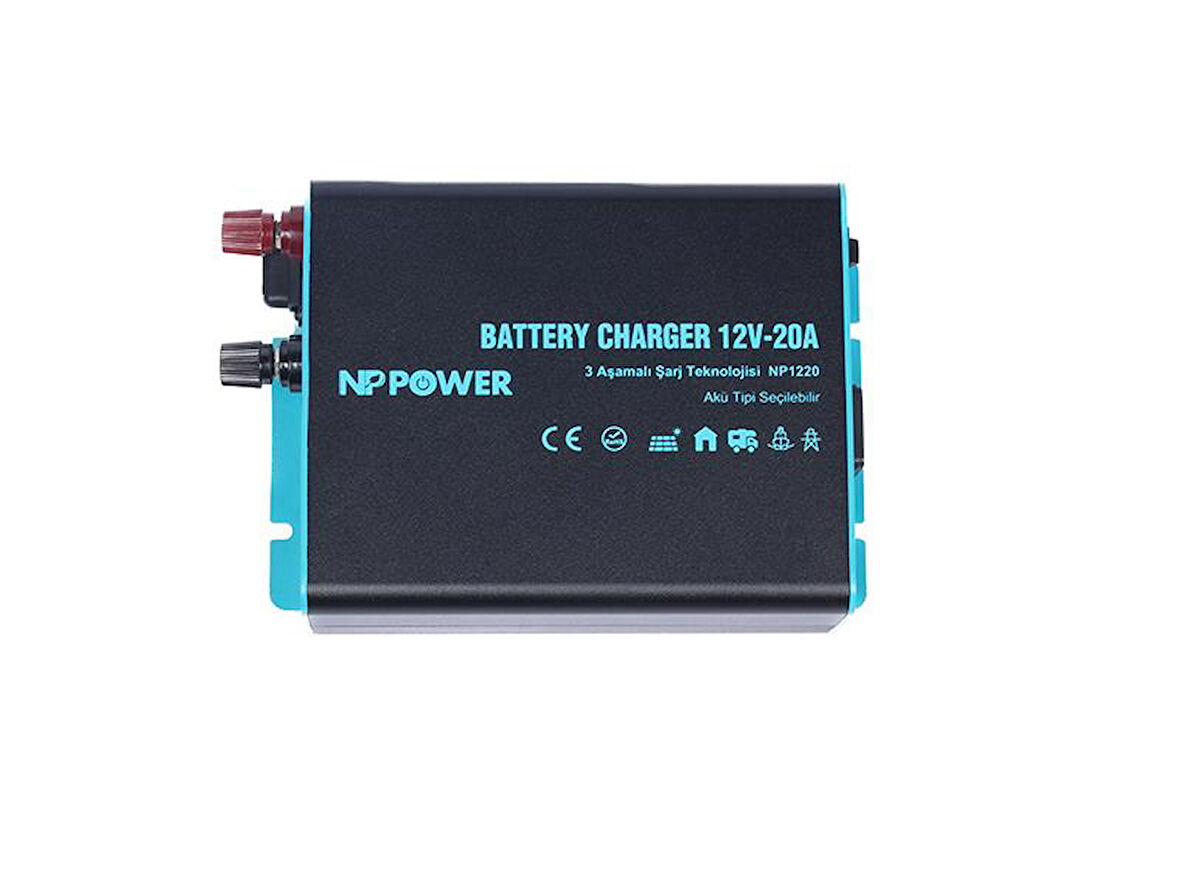 NP1220 NP Power 12V 20A Akü Şarj Cihazı