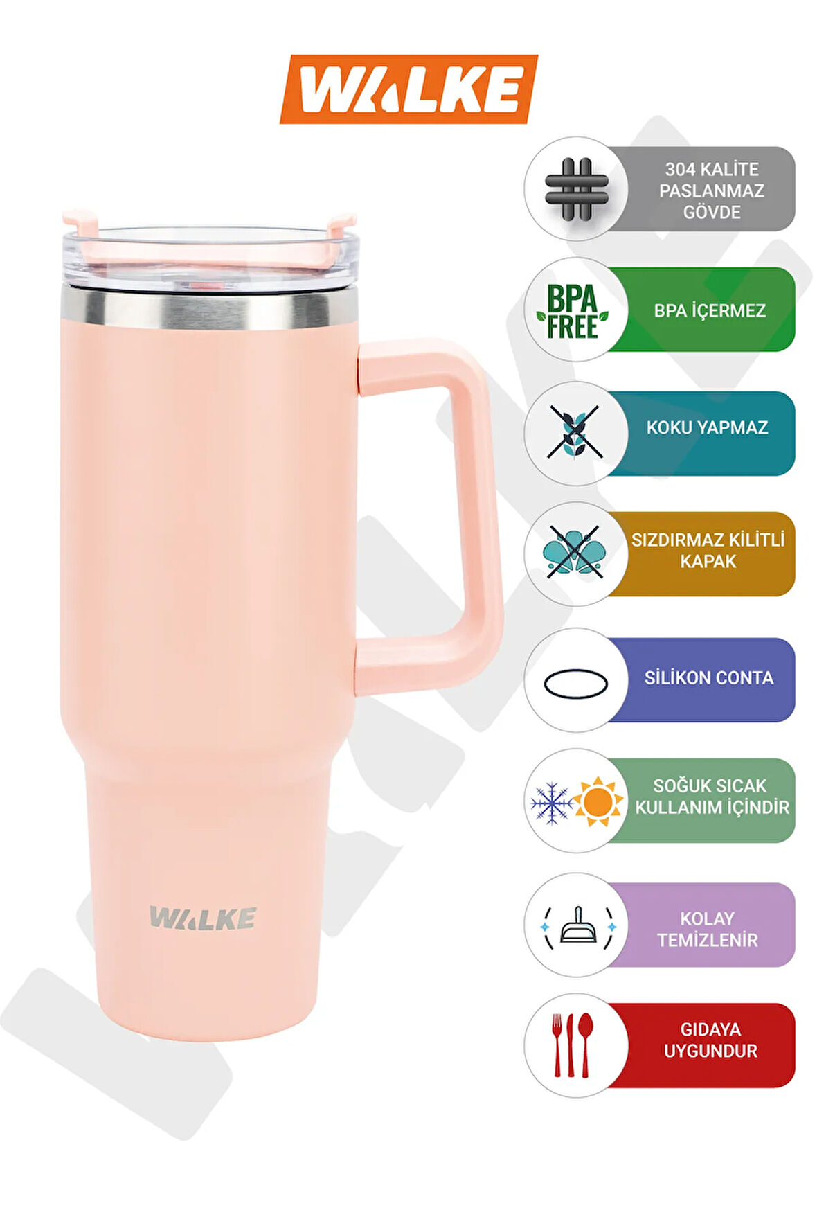 Luxury Pipetli Bardak Termos 1.2 Litre
