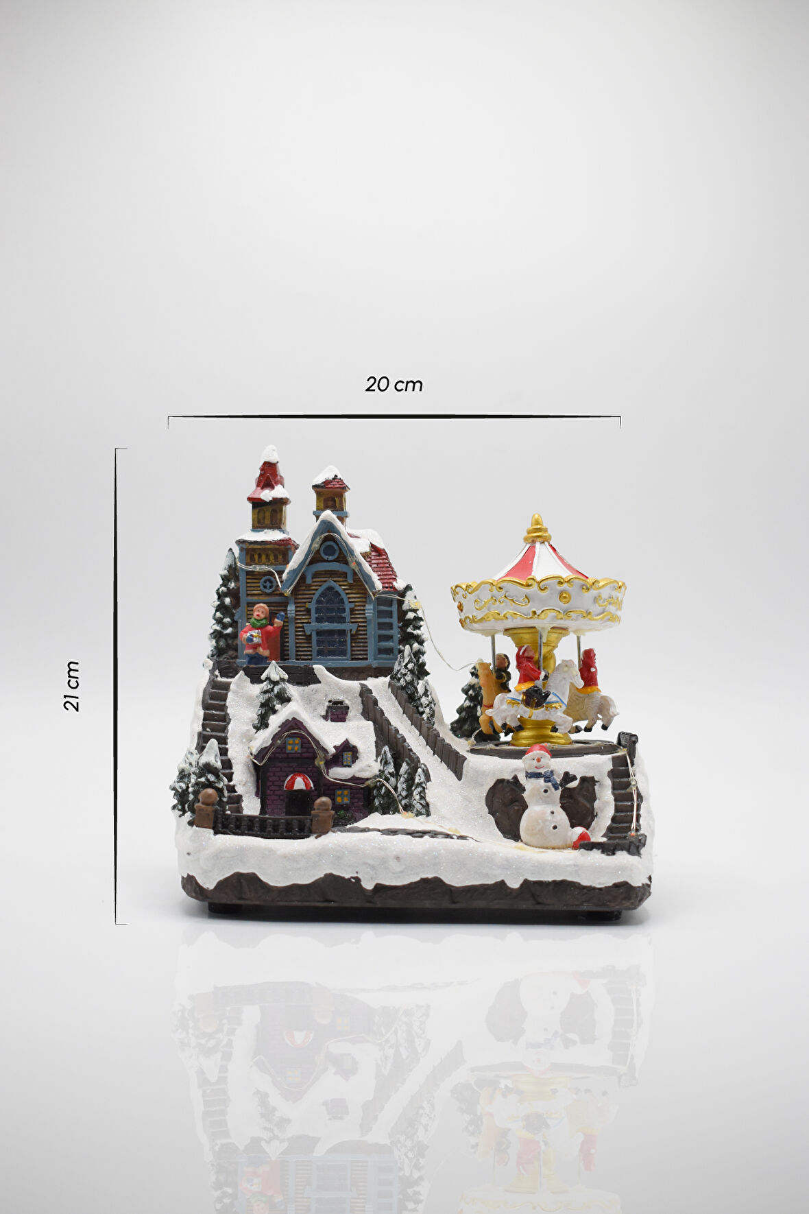 Waldern Premium Collection Dekoratif Yılbaşı Süs Atlı Karıncalı Noel Home