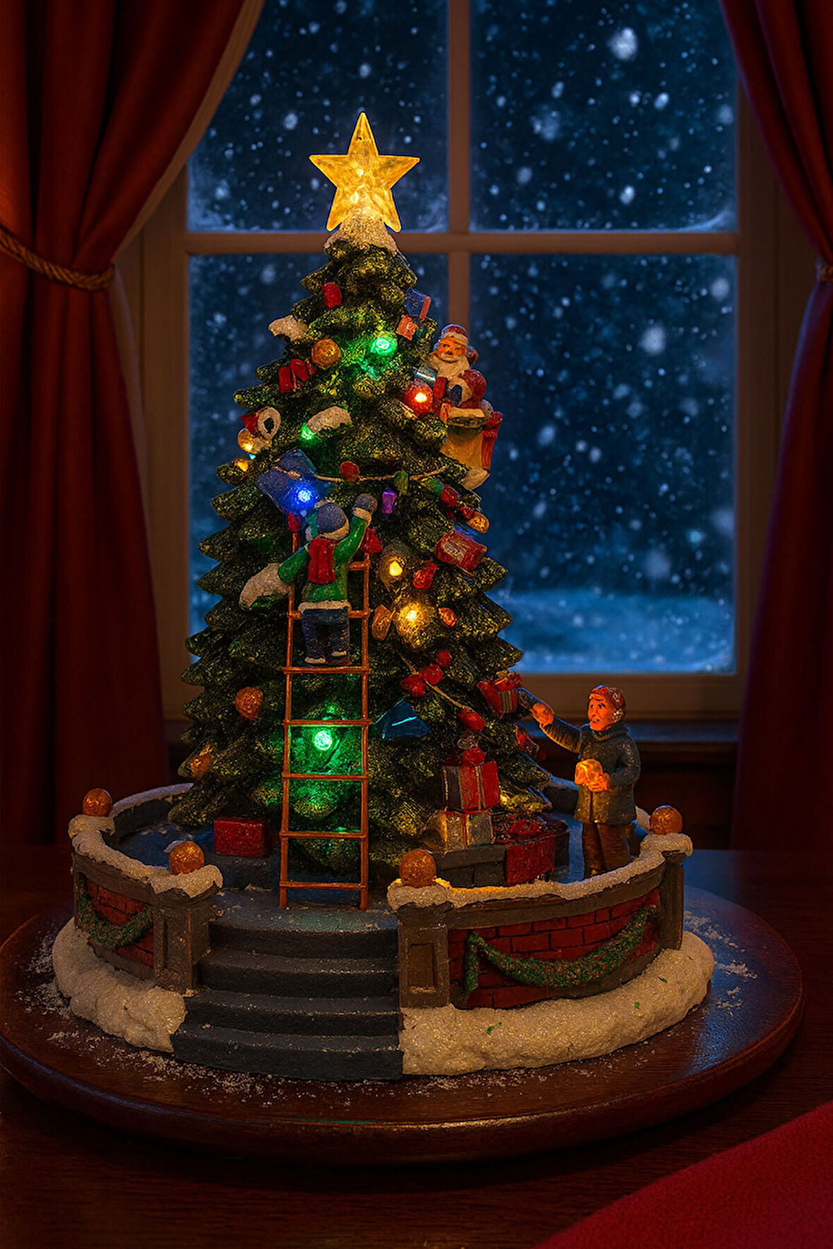 Waldern Premium Collection Vinç Yılbaşı Ağacı Noel Baba Dekoratif Yılbaşı Süsü