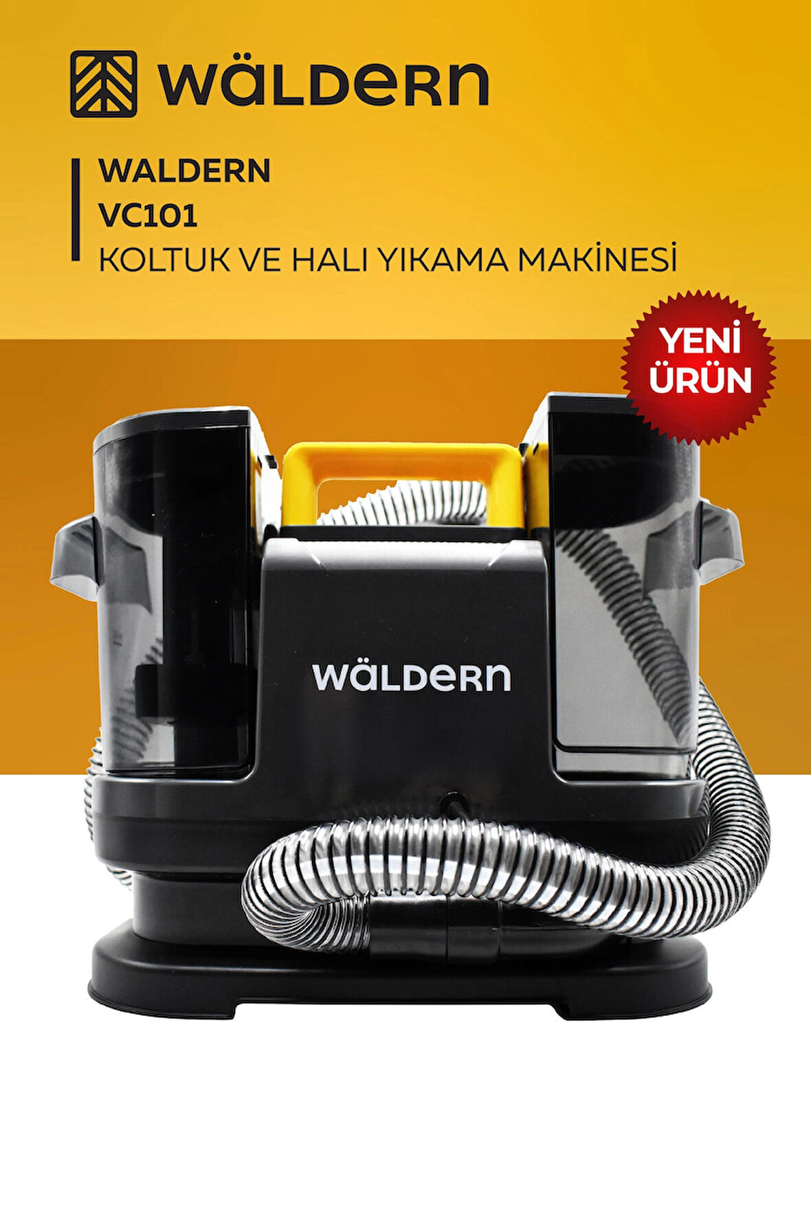 Waldern Vc101 Halı Koltuk Yıkama Ve Leke Çıkartma Makinesi 500w