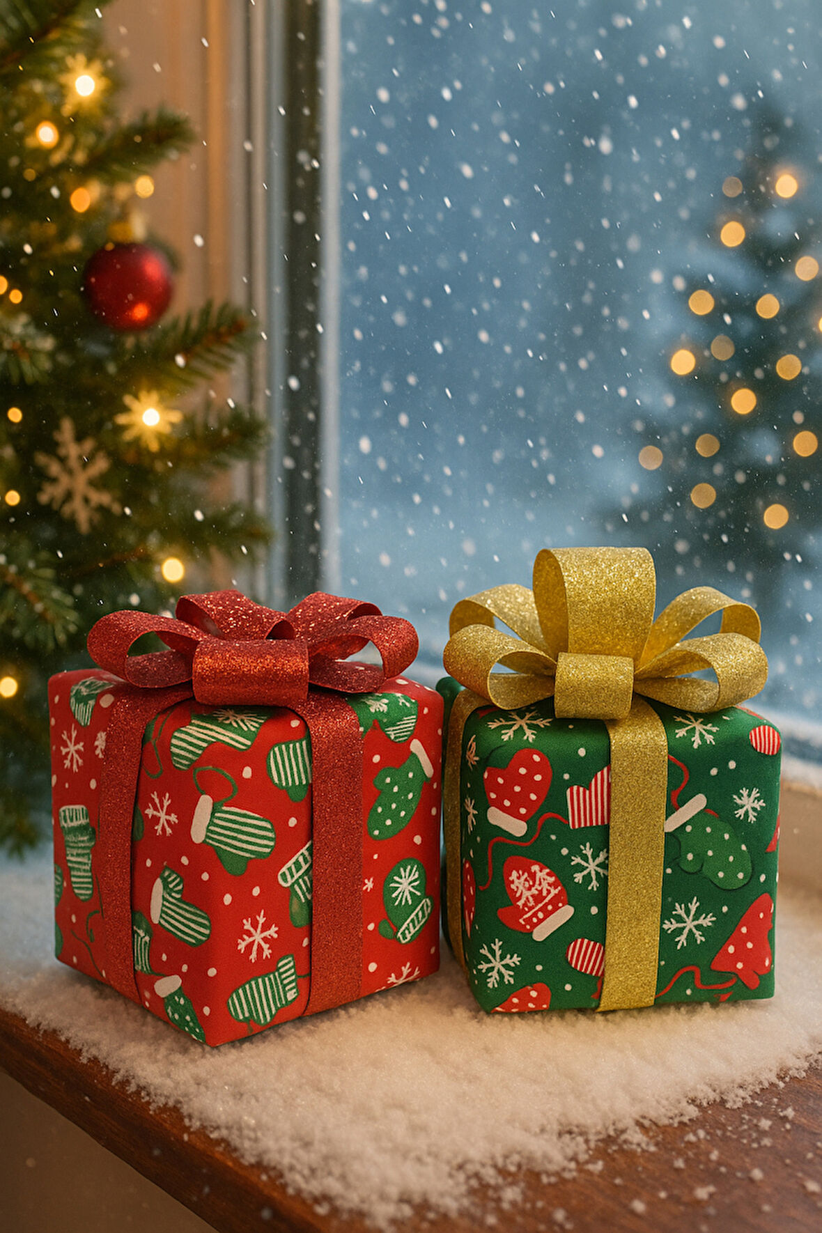 Waldern Premium Collection Mini Hediye Paketi Dekoratif Yılbaşı Süsü