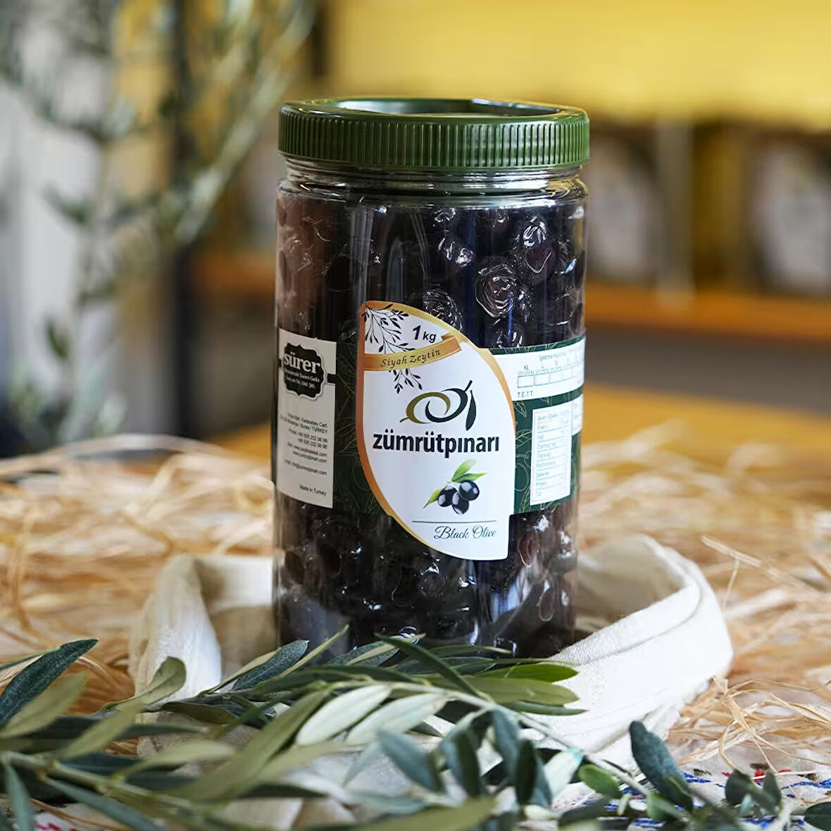  Kuru Sele Siyah Zeytin 1 kg