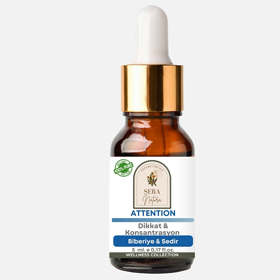 ATTENTION Dikkat & Konsantrasyon Arttırıcı Aromaterapik Yağ 5 ml. %100 Saf