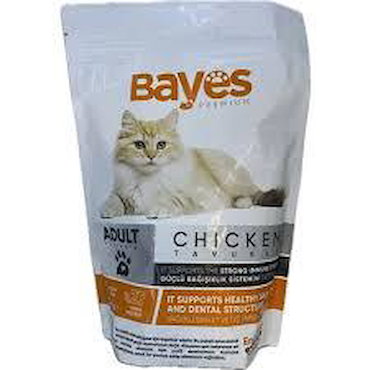 BAYES PREMİUM TAVUKLU YETİŞKİN KEDİ MAMASI 400 G 