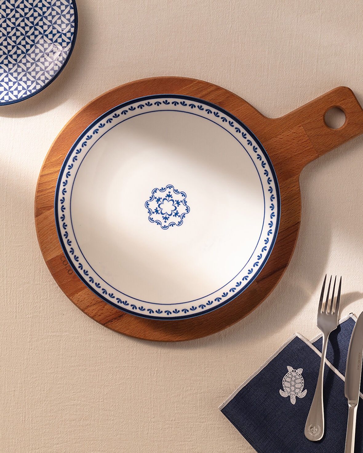 Rêve Bleu Esperer Servis Tabağı 25 cm