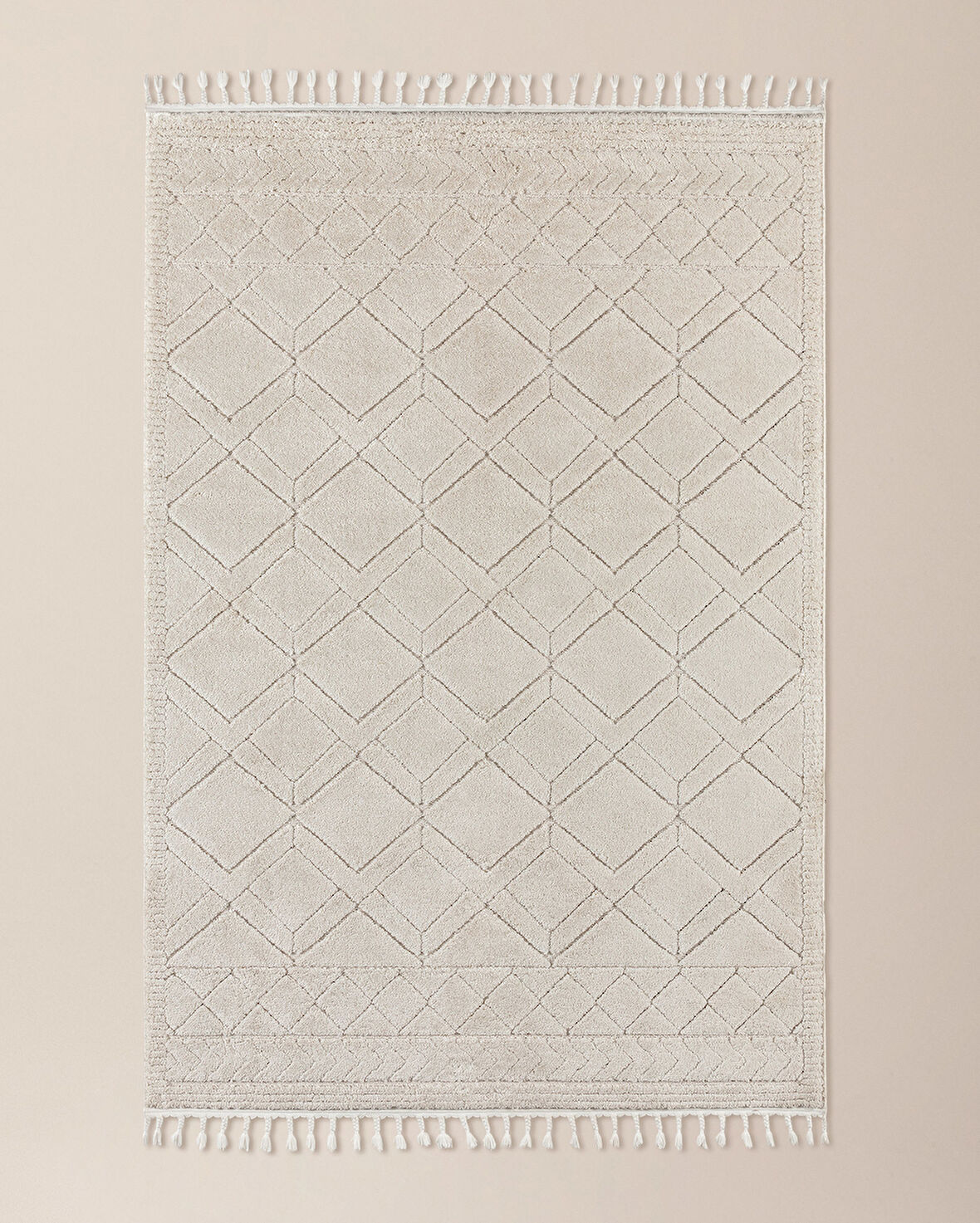 Clarice Halı - Bej - 120x180 cm