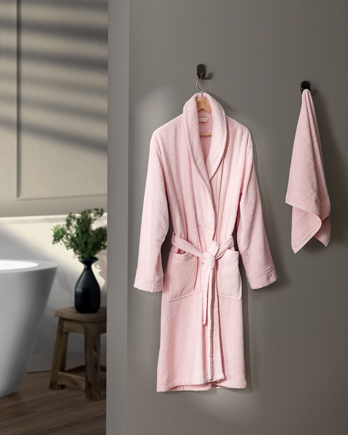 Avril Şalyaka Unisex Bornoz Set