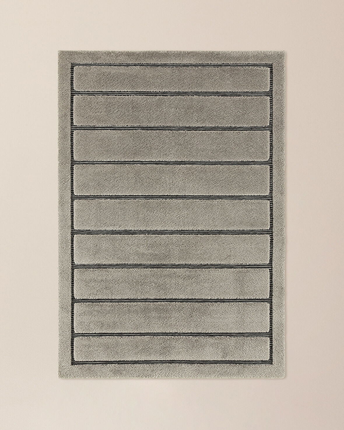 Foıson Halı - Gri - 120x180 cm