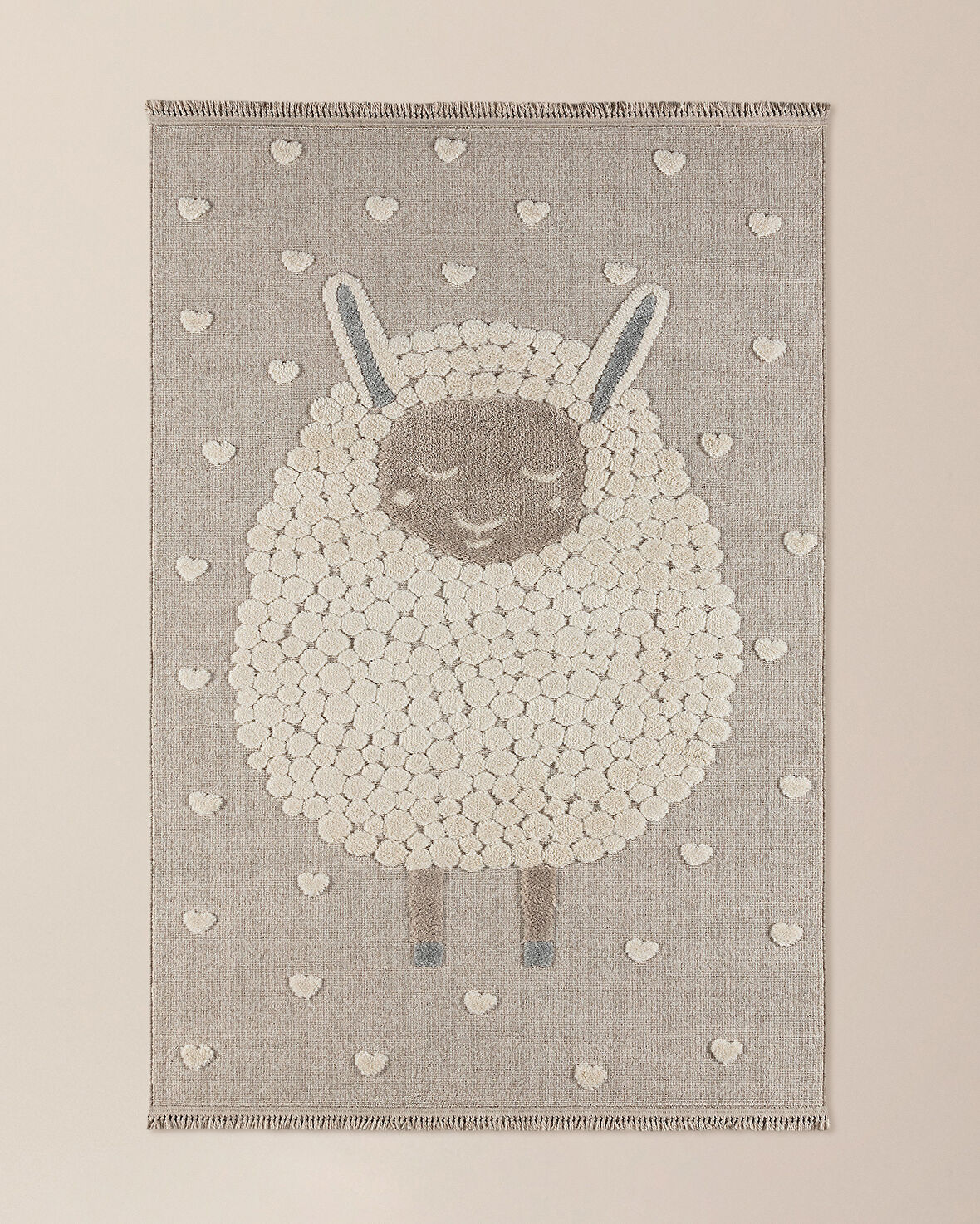 Mouton Halı - Bej - 120x180 cm