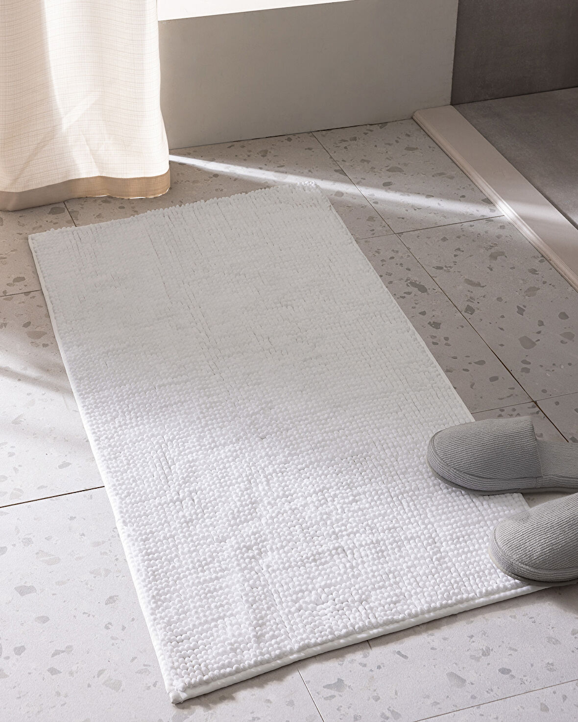 Conques Banyo Paspas - Beyaz - 60x100 cm