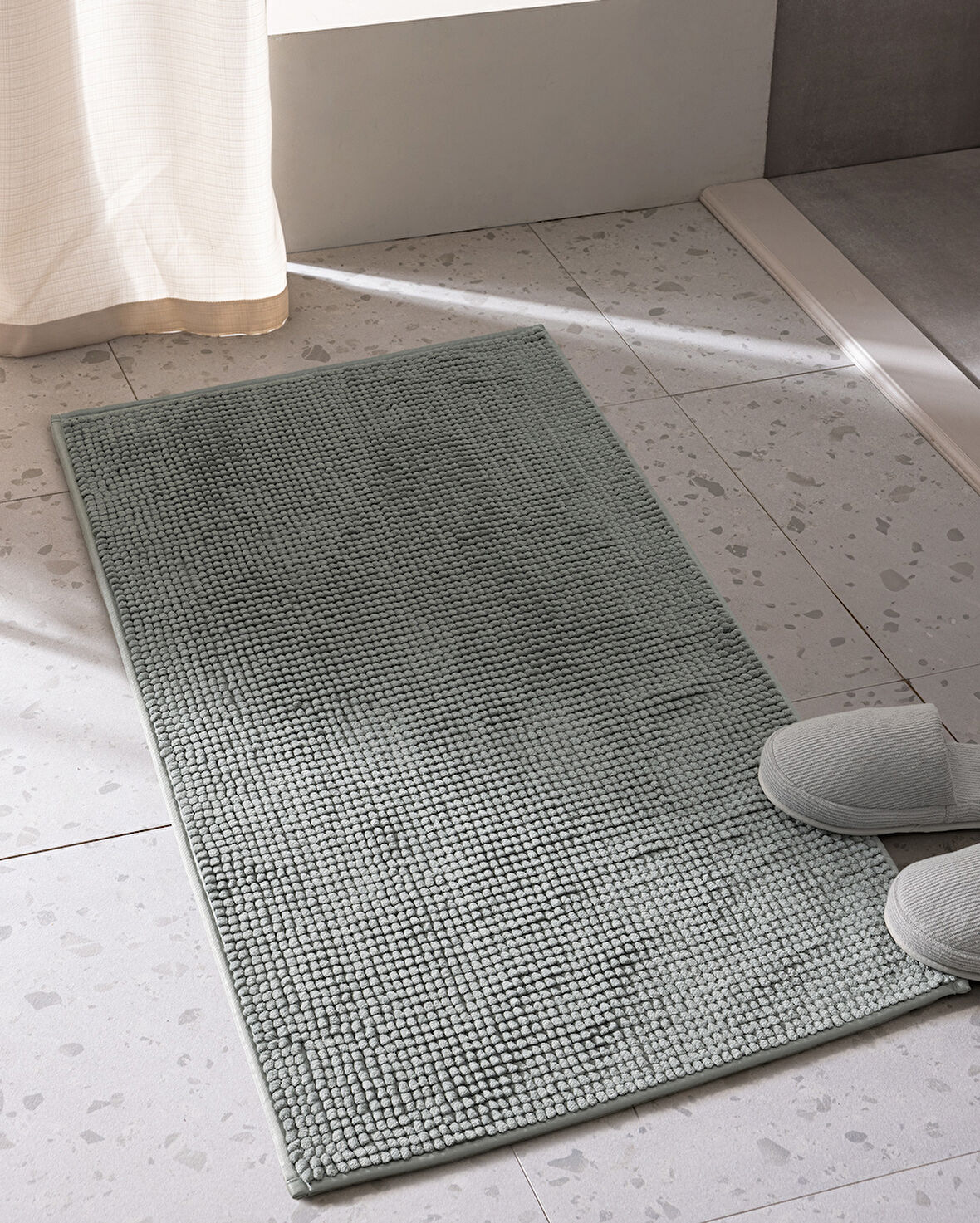 Conques Banyo Paspas - Yeşil - 60x100 cm