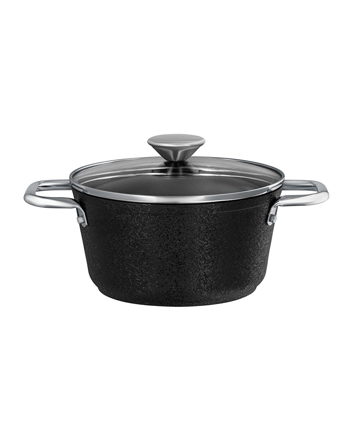 Noir Titanyum Derin Tencere - Siyah - 20 cm