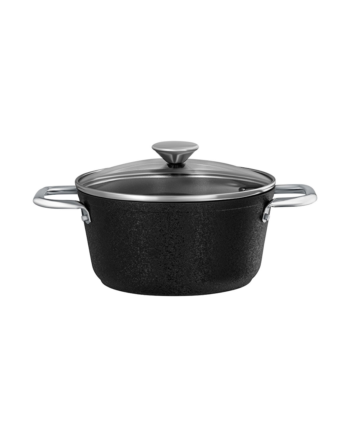 Noir Titanium Derin Tencere - Siyah - 24 cm