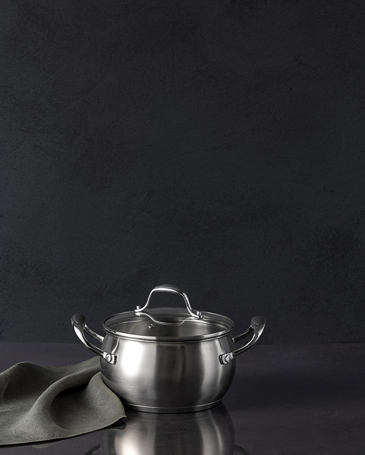 Avery Derin Tencere - Çelik - 18 cm