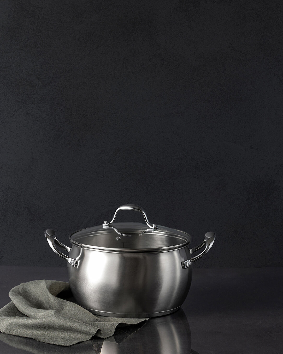 Avery Derin Tencere - Çelik - 22 cm
