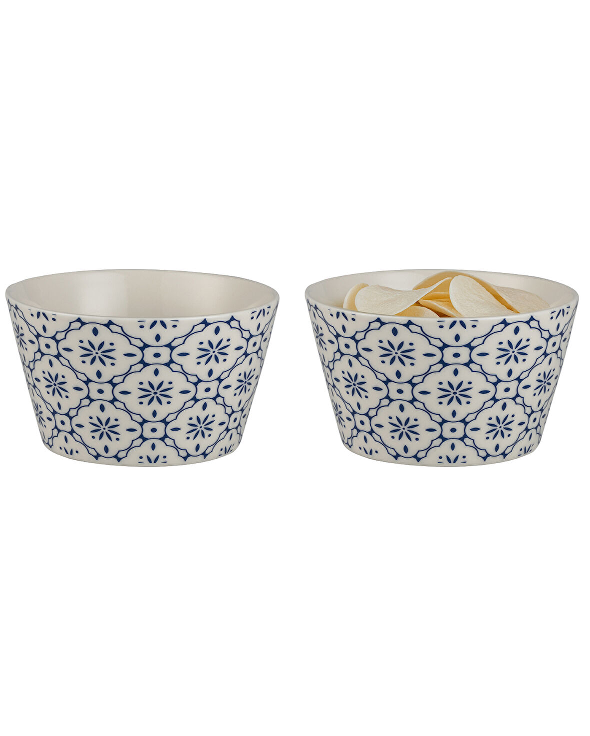 Morris 2'li Kase Seti - Mavi/Beyaz - 10 cm